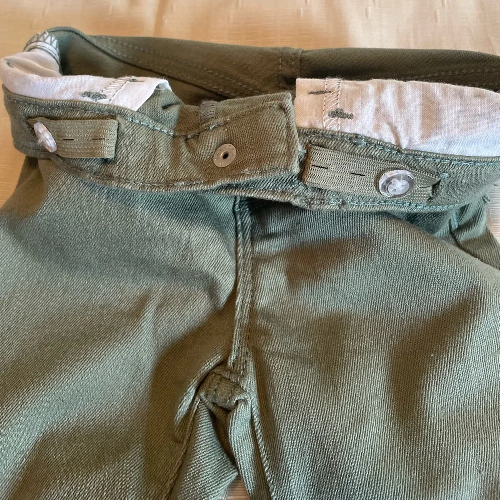 Old Navy Rockstar Jeggings Olive Green Skinny Pants Toddler Size 5T